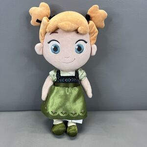 Disney Store Frozen Anna Plush Soft Doll Baby Young Toddler Child Stuffed Animal